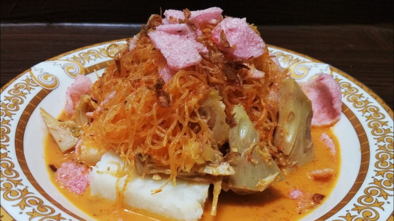CARA MEMBUAT BIHUN GORENG DAN GULAI KATUPEK / GULAI LONTONG SAYUR PADANG