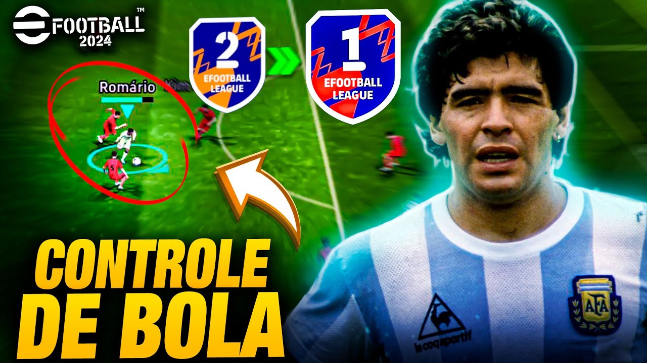 APRENDA a ter o MELHOR CONTROLE DE BOLA DO efootball2024 mobile