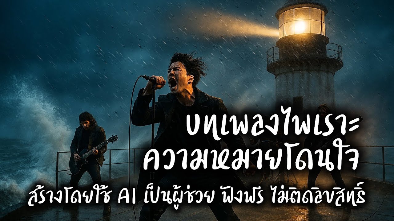 อากาศ (Emotional Rock / Screamo Version) | Overdose Music Studio [Official AI MV]