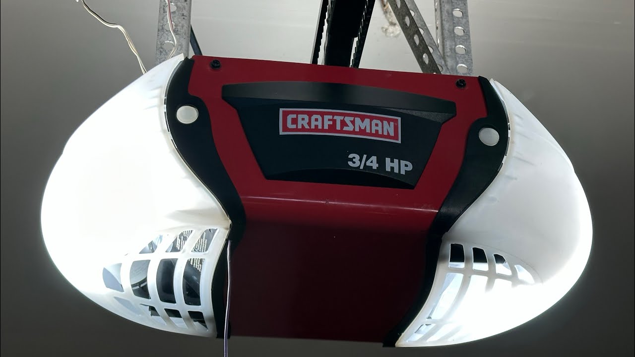 Makeshift Craftsman 3/4 HP belt drive opener