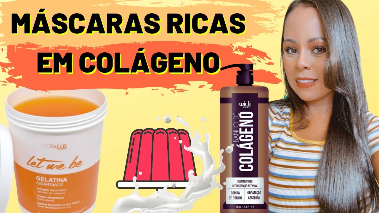 🌸Melhores MÁSCARAS RICAS em COLÁGENO🌸