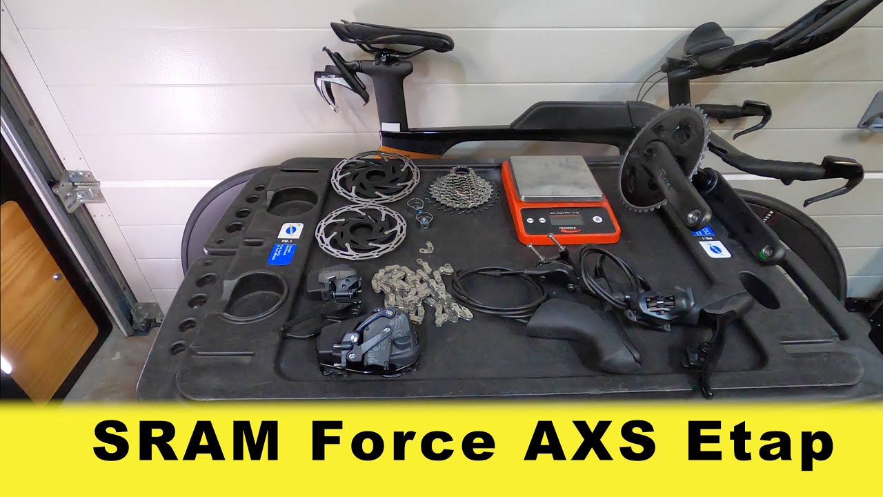 Sram Force AXS Etap 2x12 ile waży jak wygląda grupa jakie komponenty wchodzą w skład pod disc tarcze