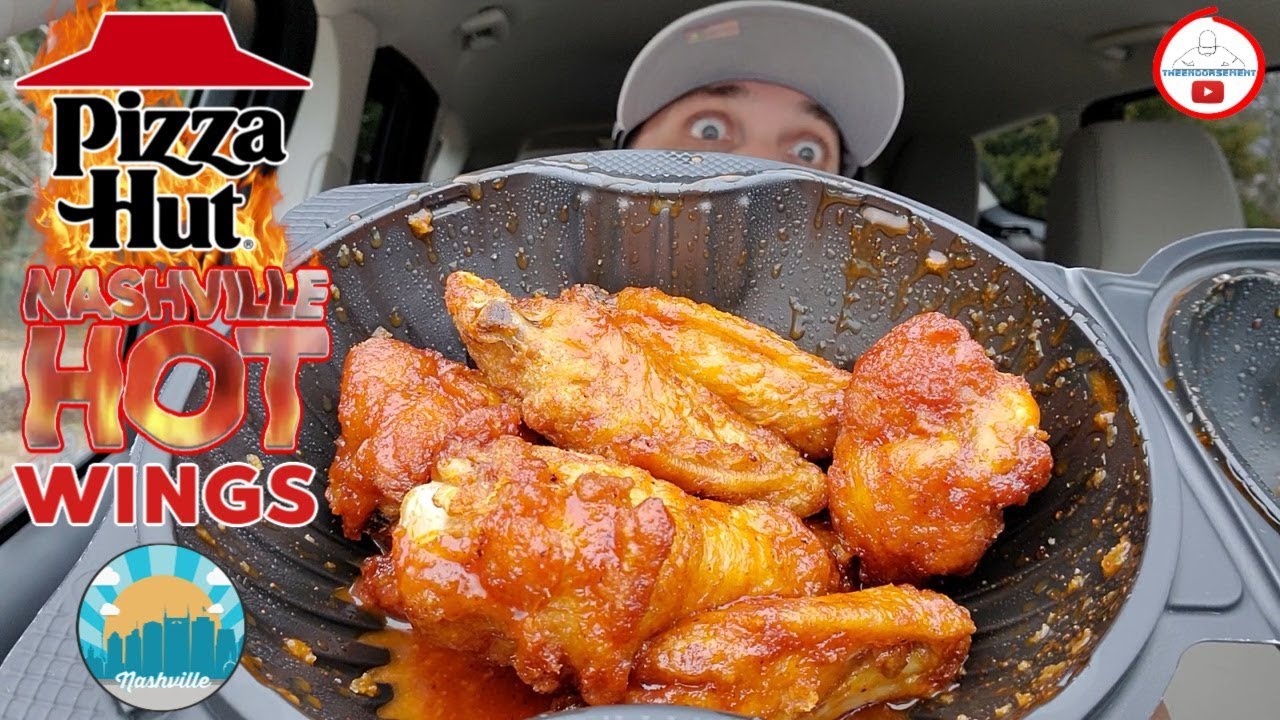 Pizza Hut® Nashville HOT Wings Review! 🌡️🔥🐔 | WingStreet