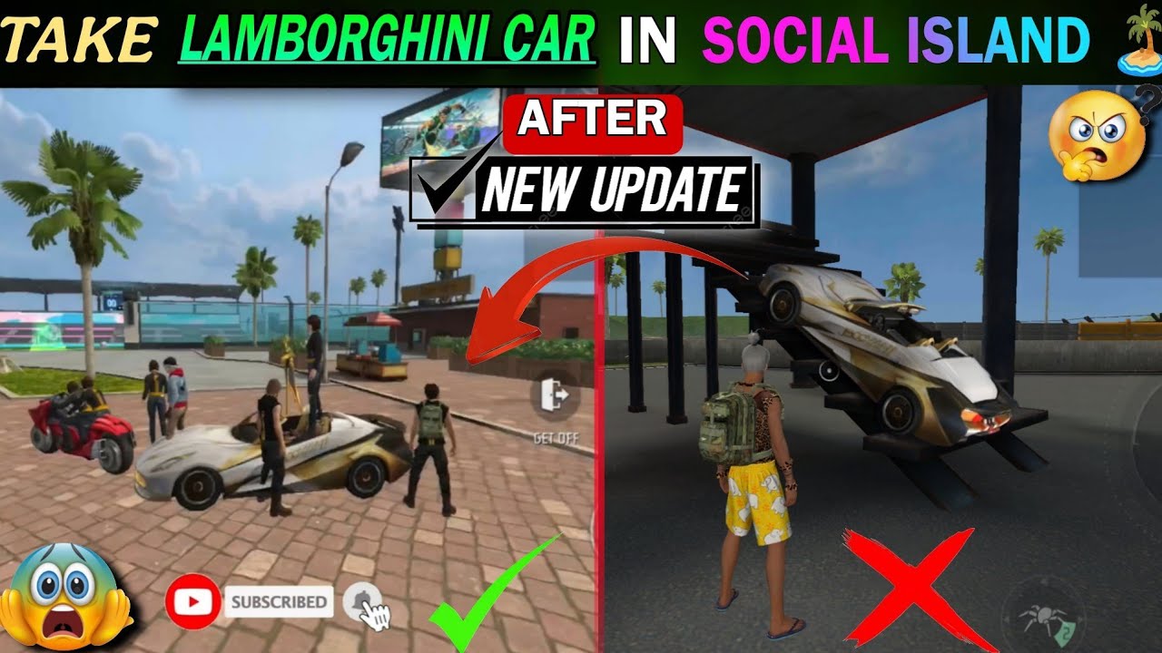 AFTER 🆕 UPDATE 📢 HOW TO TAKE LAMBORGHINI /CAR TO SOCIAL ZONE EASILY | AMAZING TRAINING GROUND TRICKS
