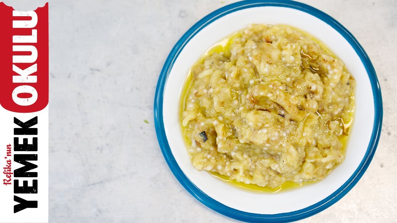 Kolay Köz Patlıcan Ezme Mezesi Tarifi | Meze Sofrası ve Temel Mezeler 11