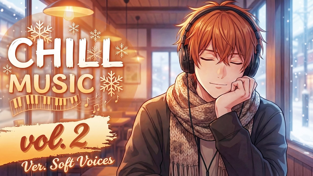 Chill Music for Work ☕ | Warm Cafe Soft Voices | Hidamari Desk Vol.2