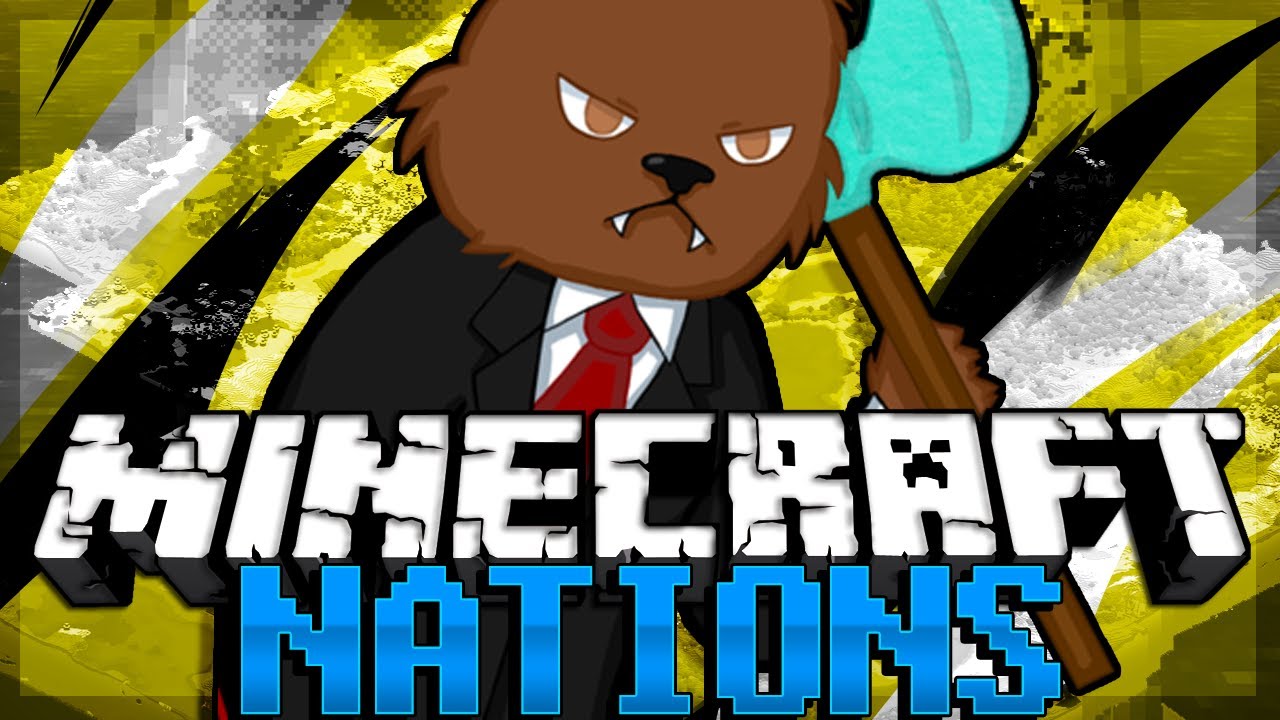 GENERAL Jerome RETURNS! Minecraft Nations Minigame w/ BajanCanadian and NoahCraft | JeromeASF
