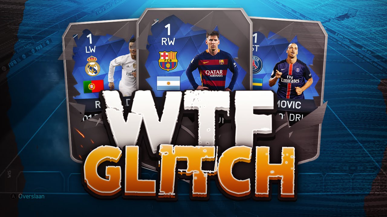 WTF THE CRAZIEST FIFA 16 GLITCH EVER - FULL GLITCHED 1 RATED PLAYERS WITH GAMEPLAY !!
