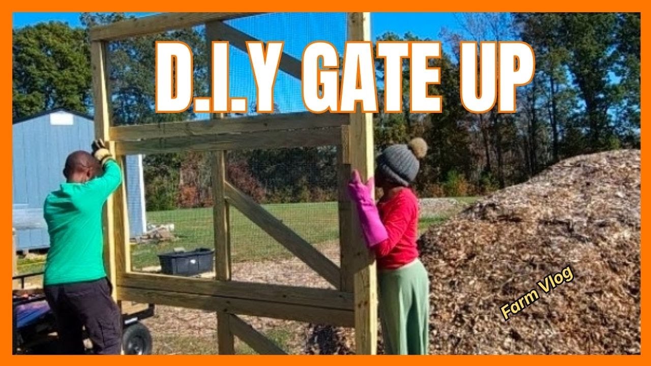 Building & Moving a DIY Farm Gate | Hands-On Small Farm Project