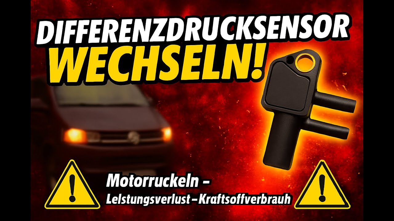 4 PROBLEME 😩 die dieses Teil verursachen kann !!! Differenzdrucksensor easy selber wechseln