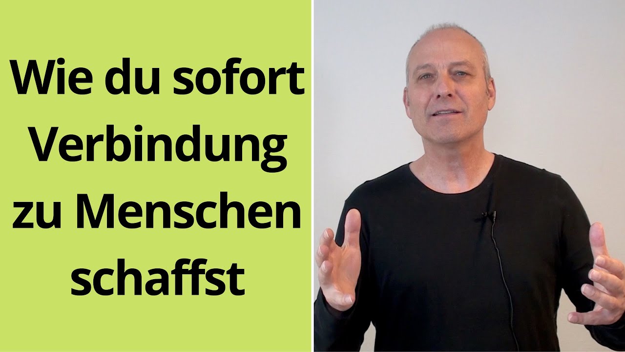 Drei Elemente um sofort Verbindung zu fremden Menschen zu erzeugen