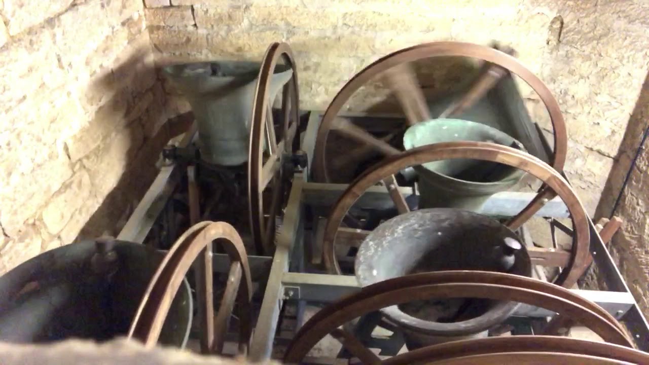 Bell Ringing in the Belfry at Coaley, Glos