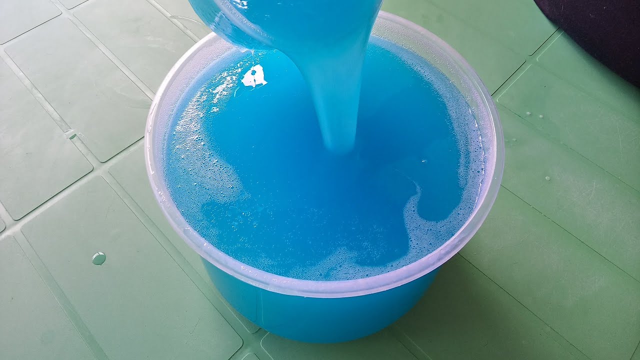 Sabão líquido de Maizena Óleo e soda
