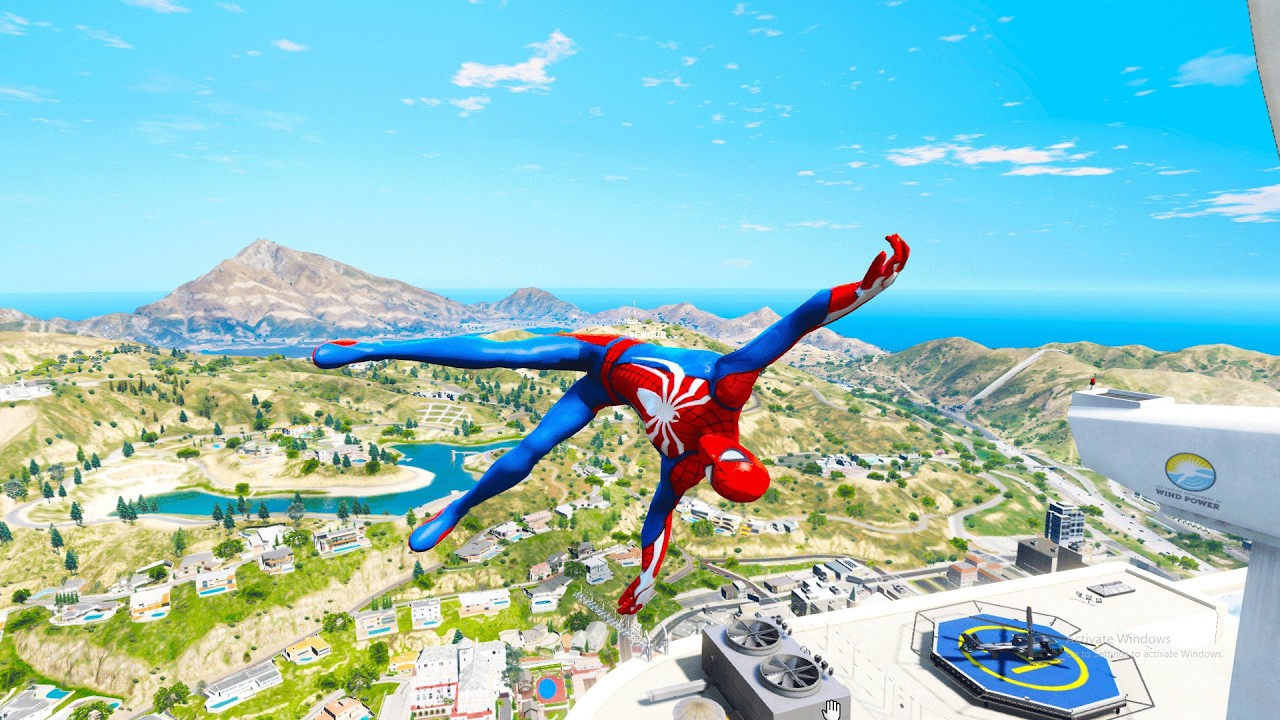 GTA 5 Ragdolls SPIDERMAN Jumps/Fails (Euphoria Physics) 12