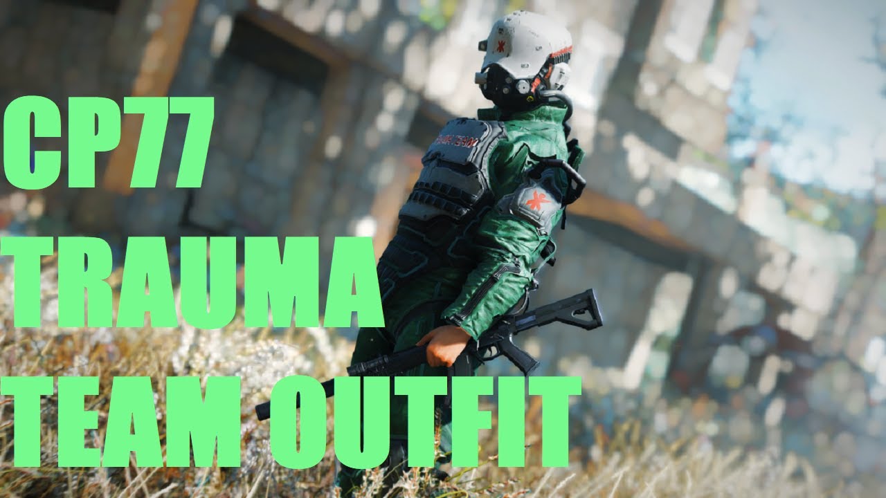 Fallout 4 Mod Review - CP77 Trauma Team Outfit