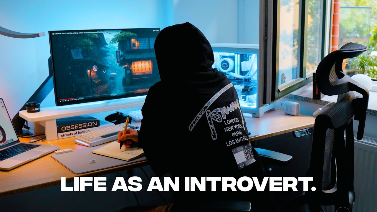 introvert diaries ☁️ striving for productivity, making my gaming setup aesthetic