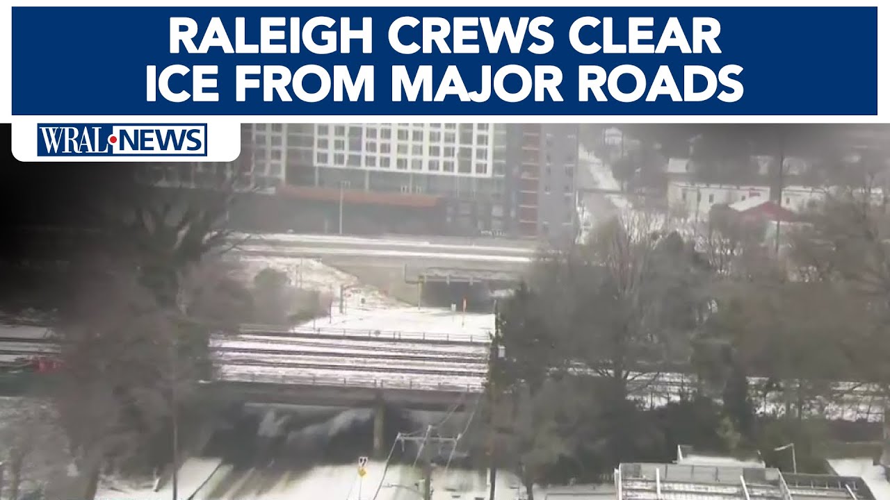 Progress made clearing some major roads in Raleigh
