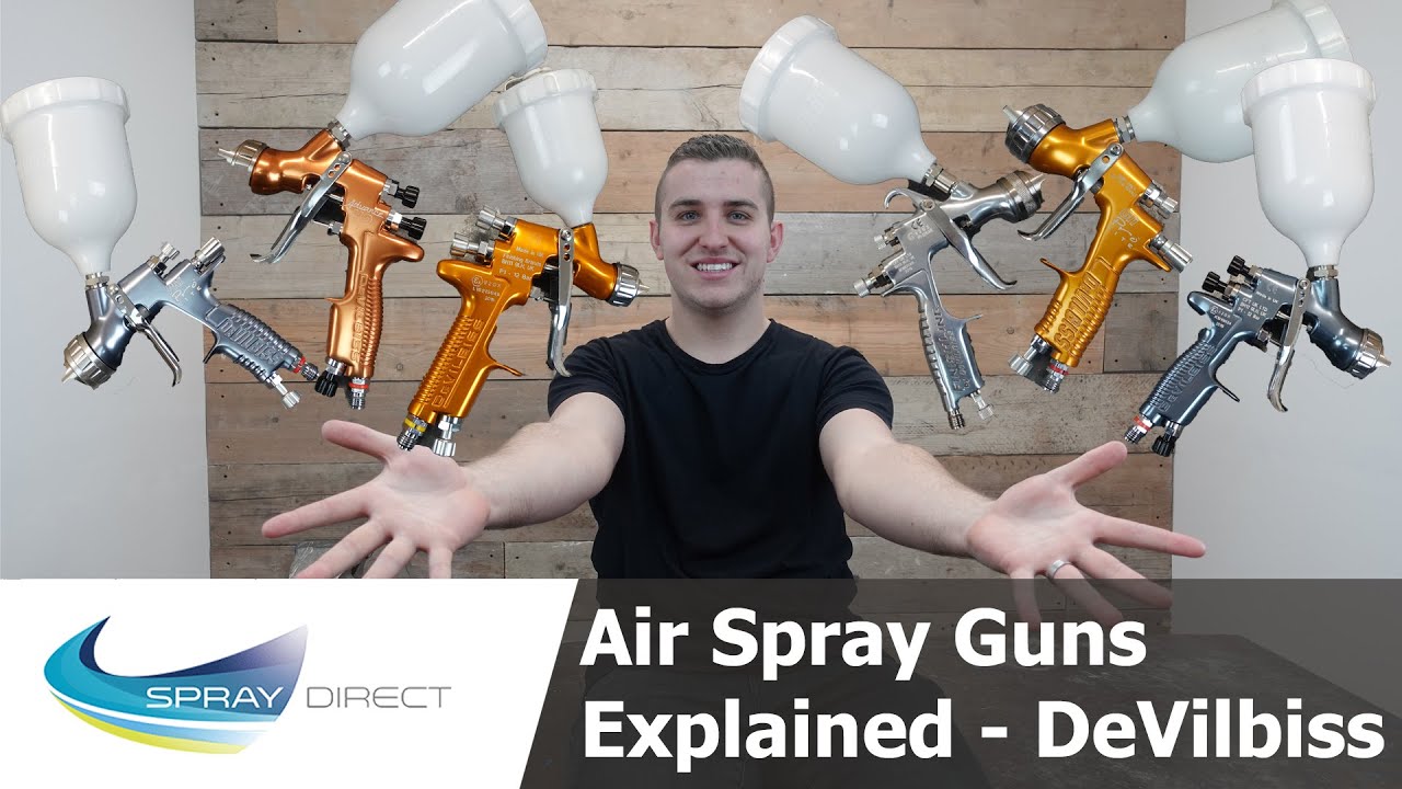 How to pick the right Air Spray gun for you - DeVilbiss