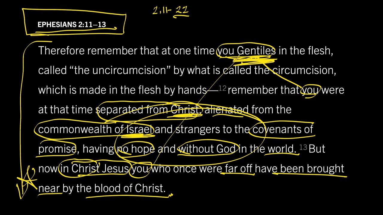 Salvation Is for All — Through the Jews: Ephesians 2:11-13, Part 1