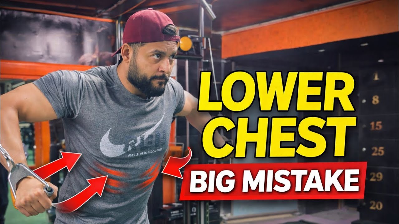 Lower Chest Workout Ki Sabse Bari Galti | 90% Log Yeh Mistake Karte Hain