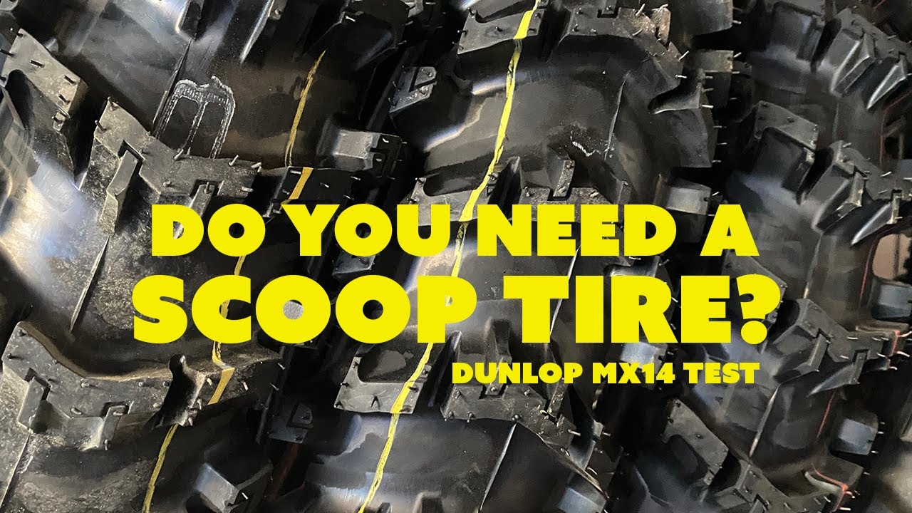 Straight SCOOP на новой шине Dunlop MX14 Scoop