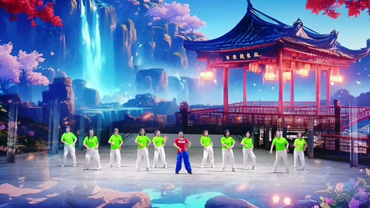 🍀#龙呤四海 | 好听易跳广场舞 | 现教现录 | Energy Dancing Club Simpang Renggam