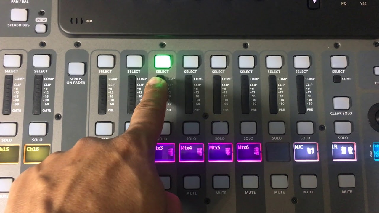 Como setear Un crossover interno de 2 vias en la X32
