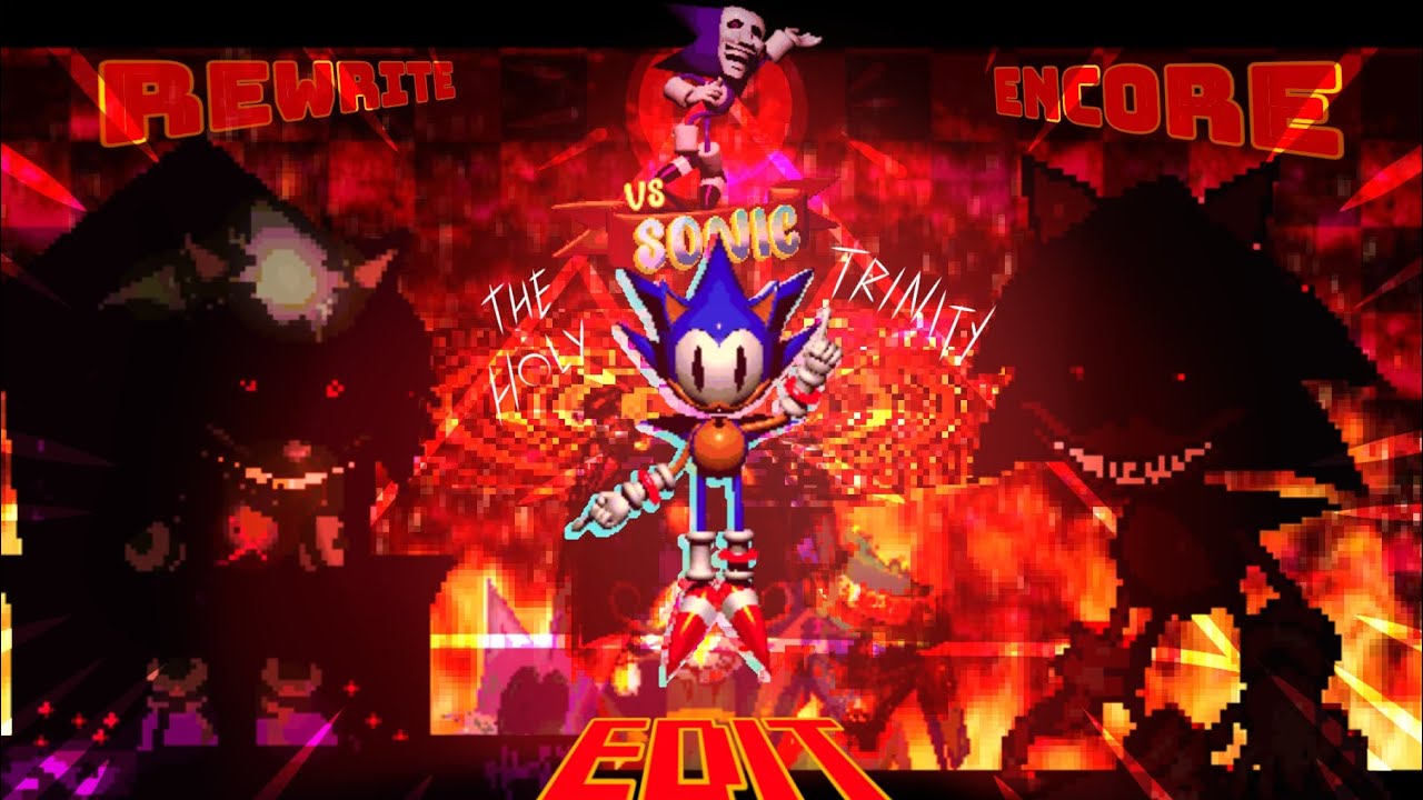 FNF vs Rewrite ROUND 2 [Full Edit] Thriller Gen + Trinity (VideoEdit+Efectos Super Epilépticos)