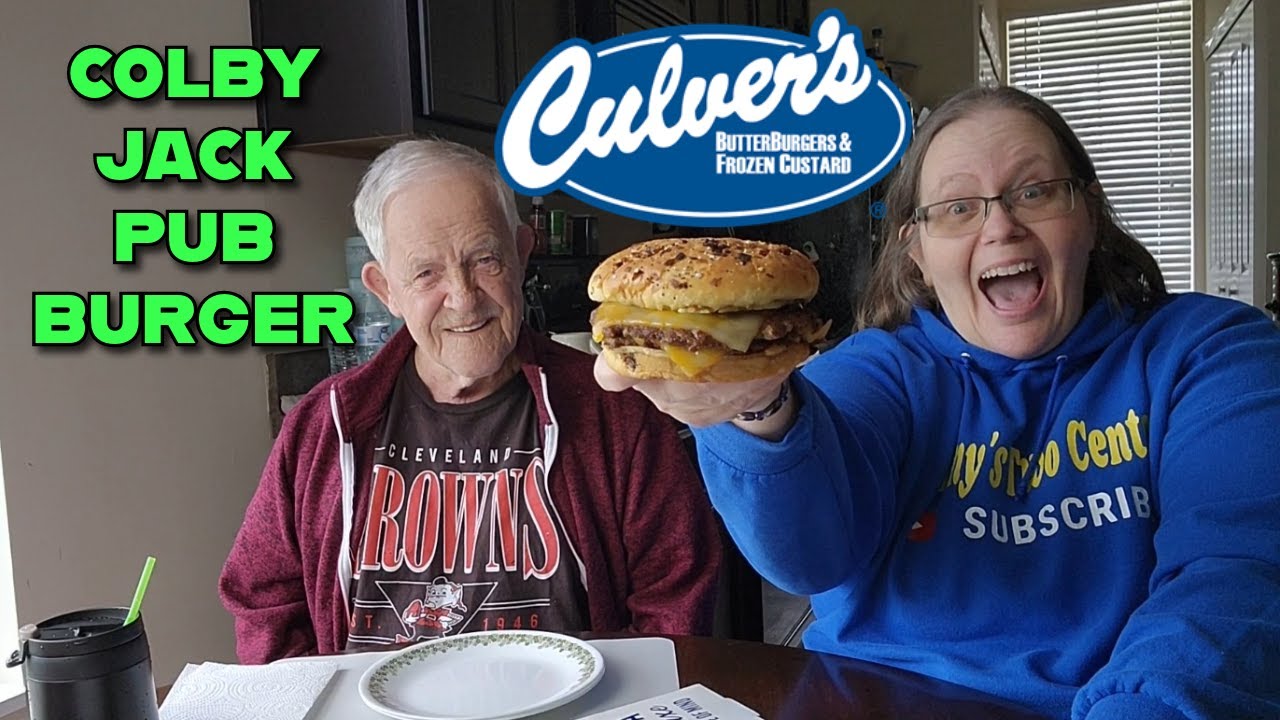 Culver's Colby Jack Pub Burger Review #fastfood #fastfoodreview