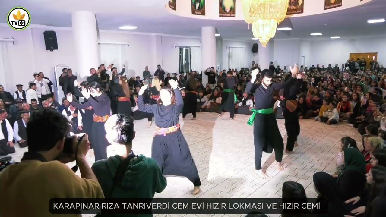 KARAPINAR RIZA TANRIVERDİ CEM EVİ HIZIR LOKMASI ( PART2 )