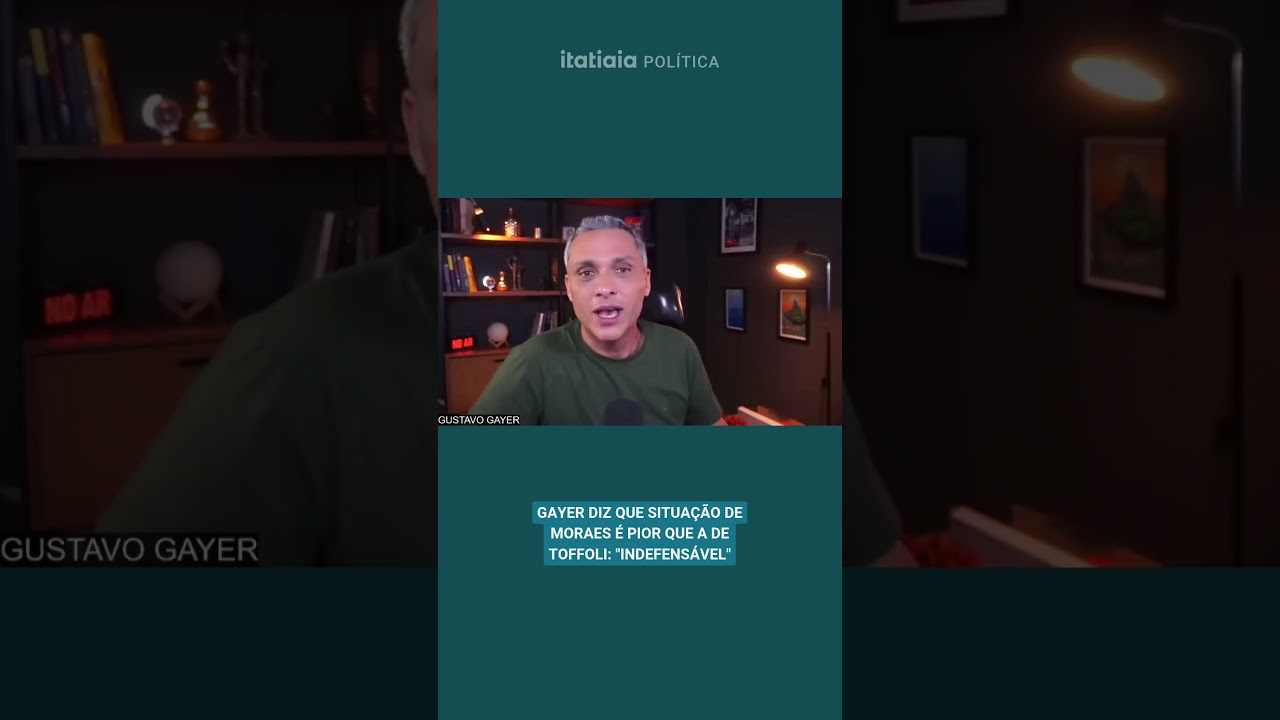 GAYER DIZ QUE SITUA&Ccedil;&Atilde;O DE MORAES &Eacute; PIOR QUE A DE TOFFOLI: 