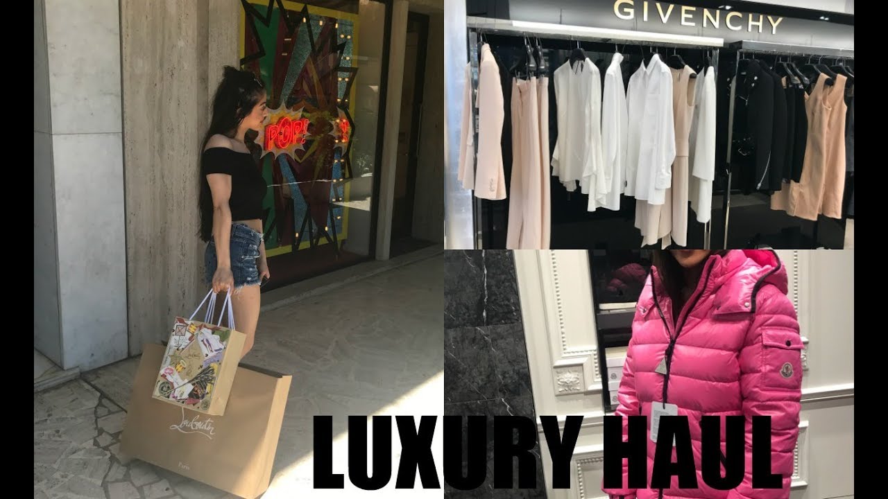 Luxury Haul:  Louboutin, Moncler, Guiseppe Zanotti & more