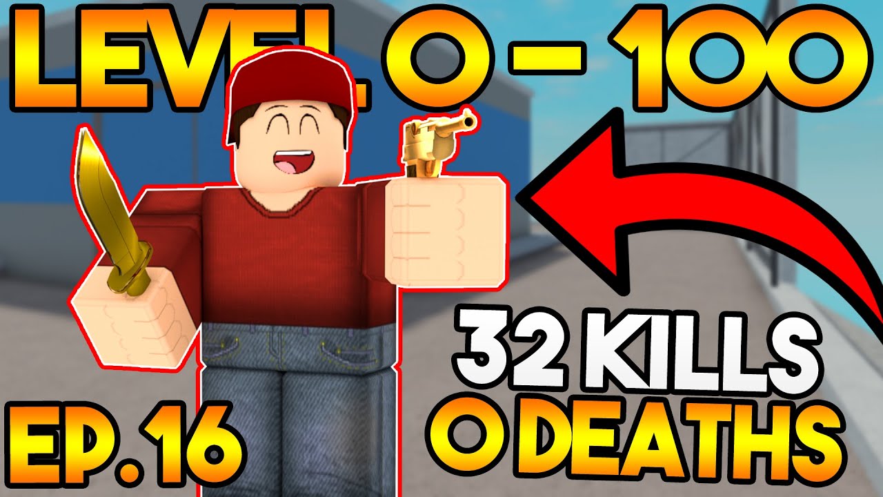 LEVEL 0 TO 100 IN ARSENAL! (PERFECT GAME) - EP.16 (ROBLOX)