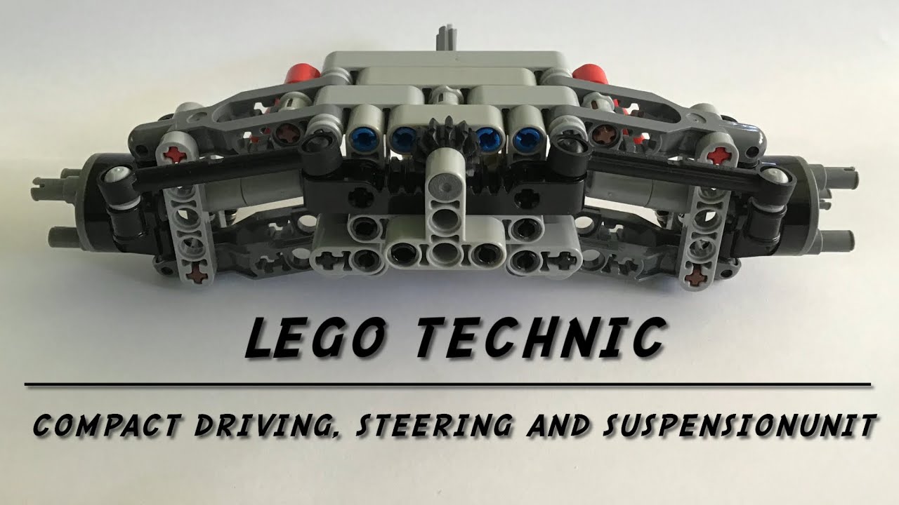 Lego Technic Compact driving, steering and suspensionunit (with building instructions)