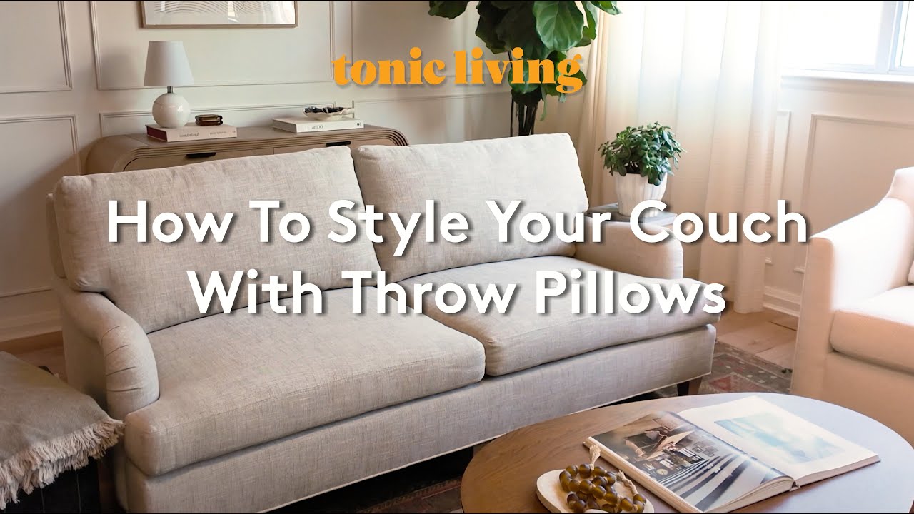How to Style a Sofa with Throw Pillows