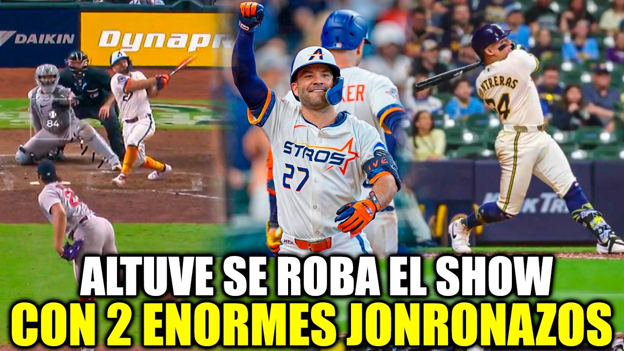 Venezolanos MLB: Jose Altuve Explota con 2 Jonrones, Tovar 3 Tablazos, Abreu, Contreras, Gimenez Hit