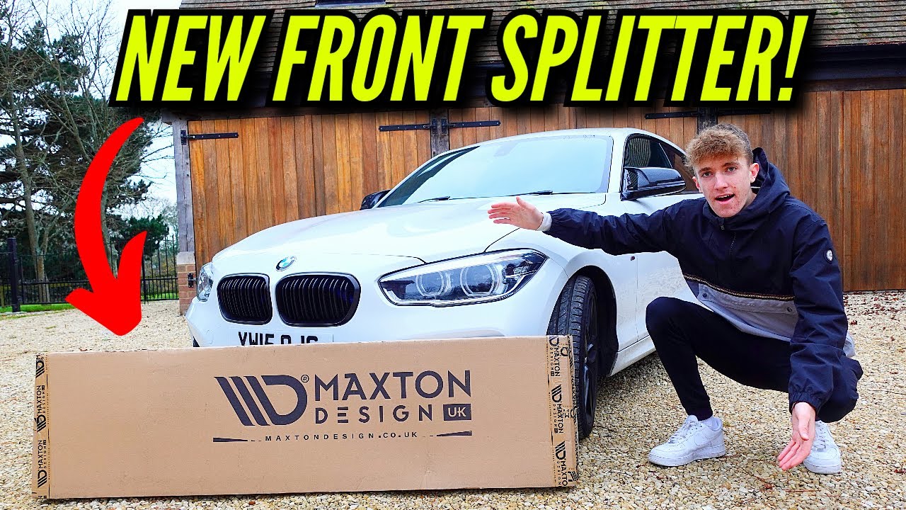 КАК УСТАНОВИТЬ ПЕРЕДНИЙ СПЛИТТЕР Maxton Design на мой BMW 1 серии!!