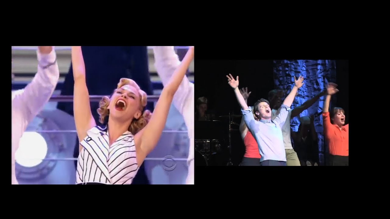 Sutton Foster vs Jonathan Groff (Side by Side!) - Anything Goes