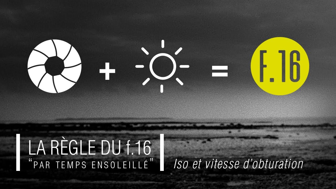 LA RÈGLE DU f.16 par temps ensoleillé : Iso et vitesse d'obturation