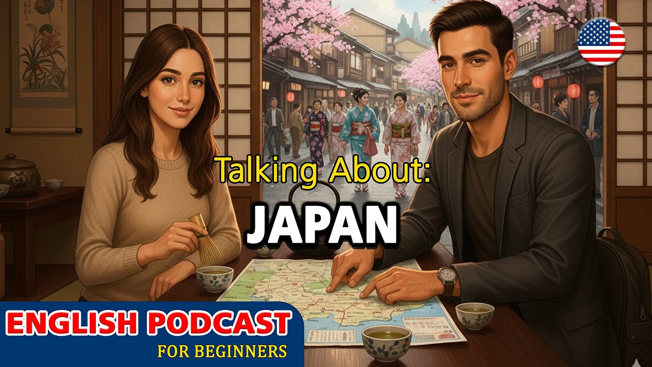 Talking About Japan | Easy English Conversation Practice | (Beginner–Intermediate)