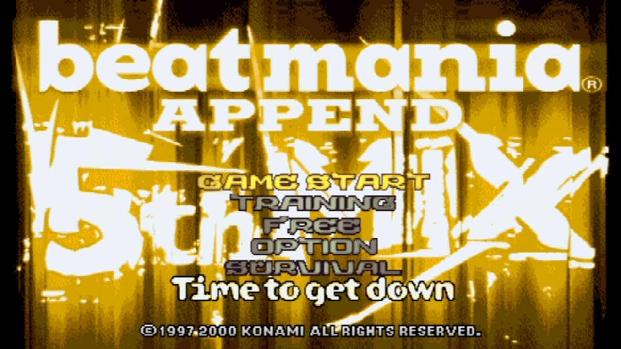 beat mania 5thMIX (CS PS1配信)