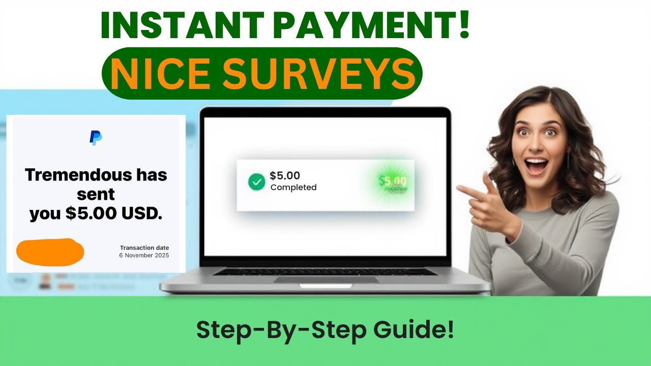 Nice Surveys Step by Step Payout Guide & REAL Payment Proof💰 2025