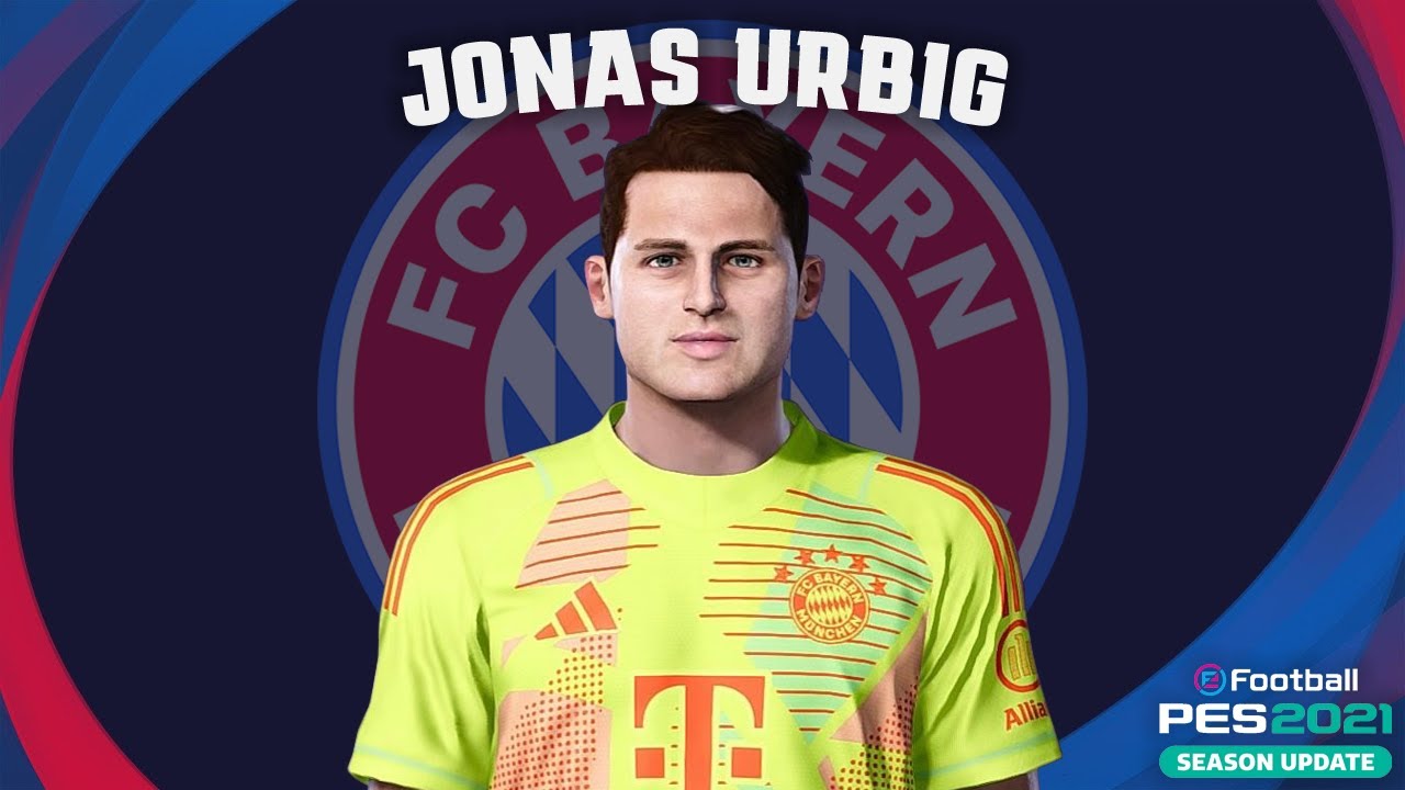 Jonas Urbig🇩🇪 (FC Bayern München) How to create in Pes 2021