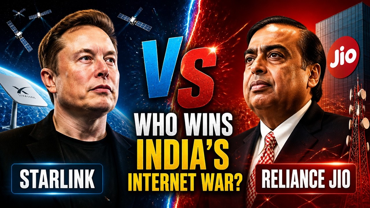 Starlink vs Reliance Jio: Who Wins India's Internet War?