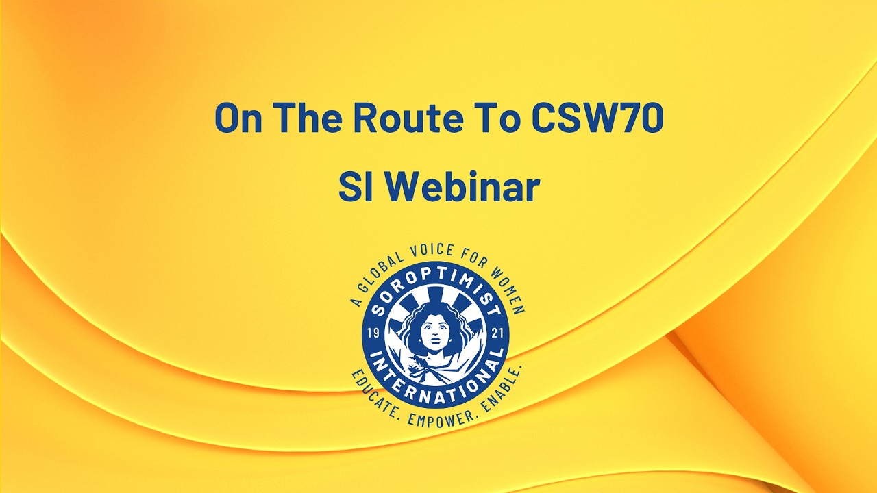 SI Webinar | On the Route to CSW70