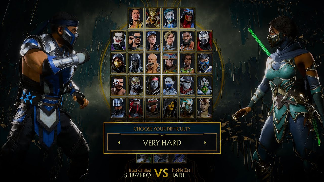 Mortal Kombat 11 | Sub-Zero Vs Jade (VERY HARD)(MK11)