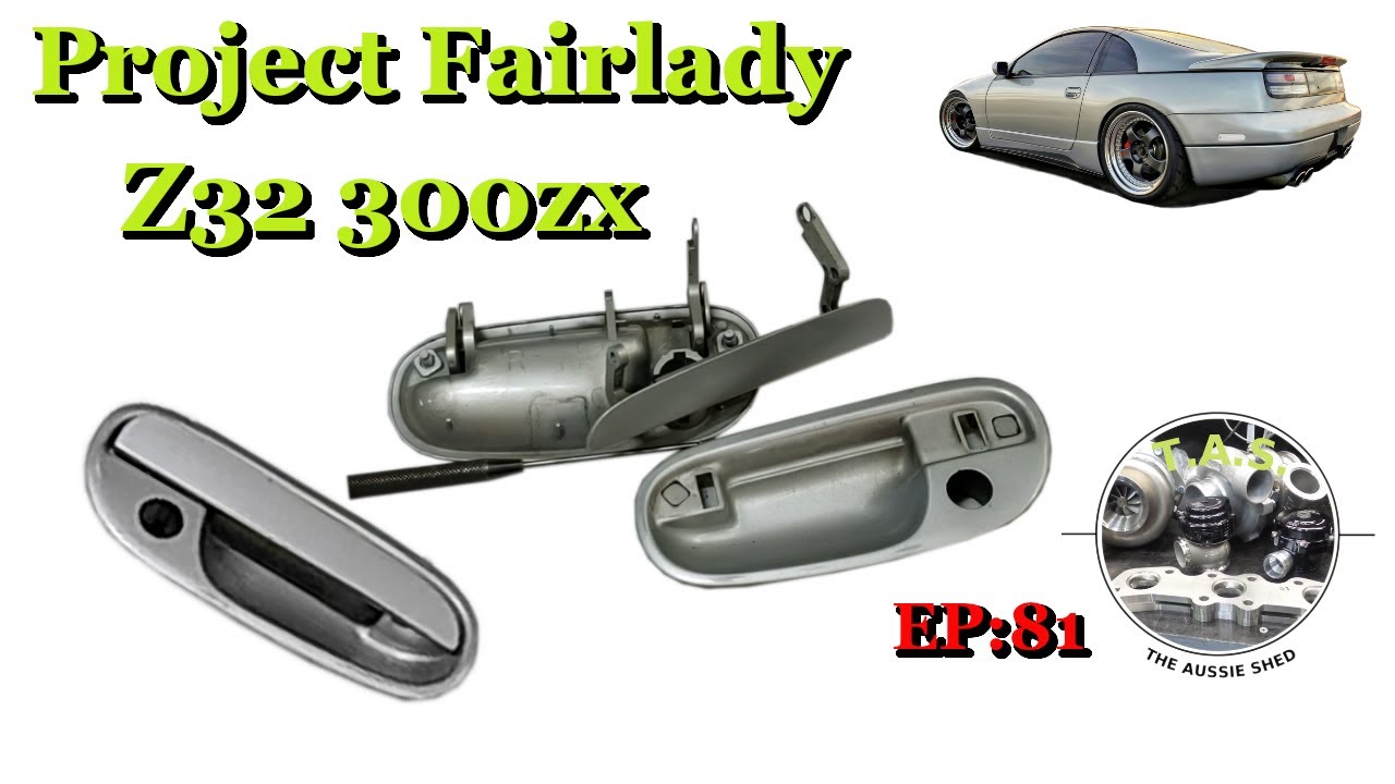 Exterior Door Handle Disassembly, Project Fairlady, The Nissan Z32 300zx Twin Turbo Mega Build.