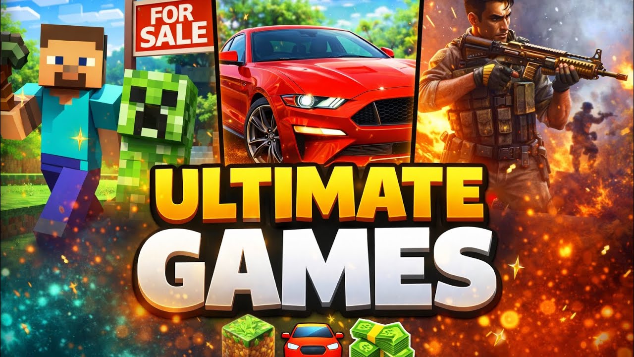 I play ultimate games or sorry last mein main wapas aata hun bol ke maine seedha video uplod kar dia