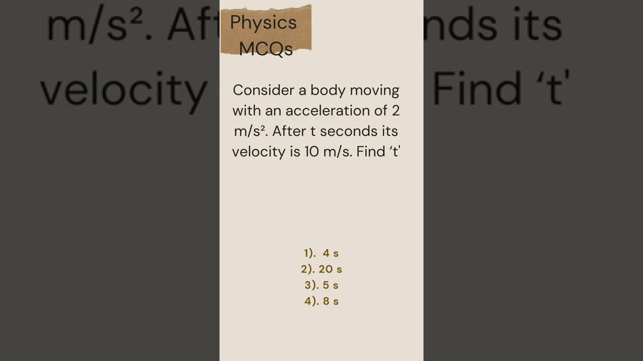 Motion in a Straight Line| Class 11 | Physics MCQs | Neet 2023-24 | Daksh Kunj