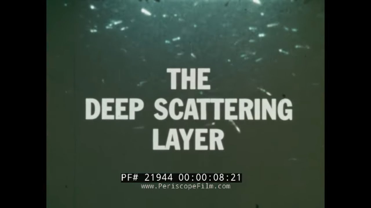 OCEANOGRAPHIC RESEARCH OF DEEP SCATTERING LAYER BY SONAR AND HYDROPHONE 21944